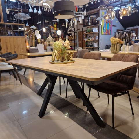 [R, od ręki] Stół Rozkładany Perth 200-280 cm – Barnwood Primo Laminato | Happy@Home