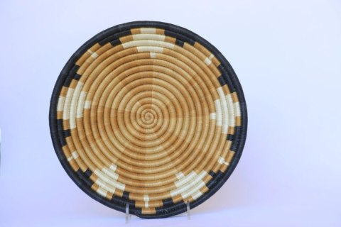 Misa / Dekoracja Ścienna Sizalowa Handmade Rwanda - Naturalne Włókna Miska