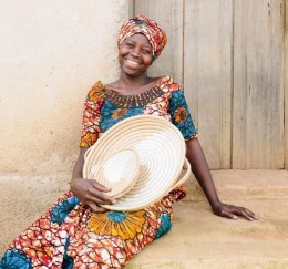 Misa/ Miska/ Taca Pleciona Zera Woven Tray - Sizalowa Dekoracja Ścienna i Stołowa