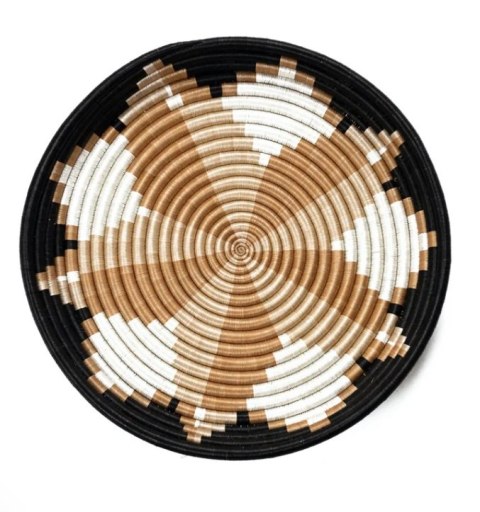 Misa/ Taca/ Dekoracja Ścienna Sizalowa Handmade Rwanda - Naturalne Włókna Miska