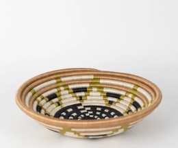 Ręcznie pleciona Miska Dekoracyjna Pleciona Vestine Green – Coco Maison