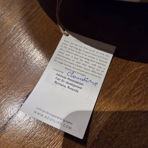 Ręcznie pleciona Miska Dekoracyjna Pleciona Vestine Green – Coco Maison