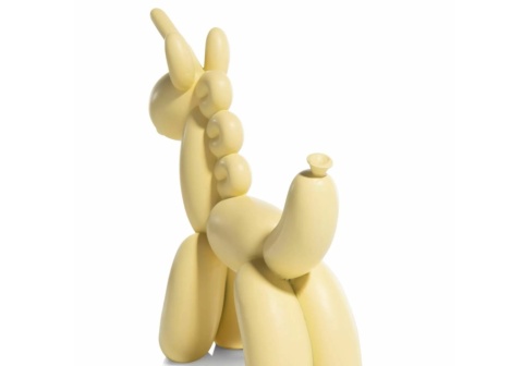 Figurka Dekoracyjna UNICOCO – Żółty Balonowy Jednorożec (COCO Maison)