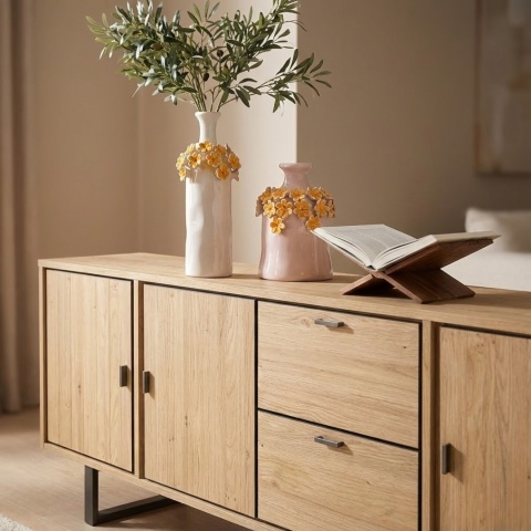 Wazon Dekoracyjny Flower Power 23 cm – Różowy z Aplikacją 3D | Coco Maison