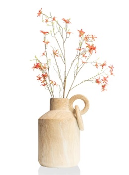 Wazon Dekoracyjny Christy 50 cm – Beżowa Ceramika | Coco Maison