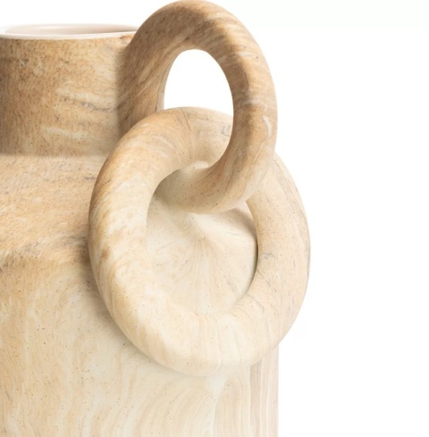 Wazon Dekoracyjny Christy 50 cm – Beżowa Ceramika | Coco Maison