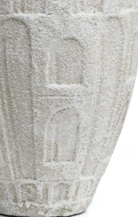 Wazon Podłogowy Dora 63 cm – Biały, Wydłużony | COCOmaison