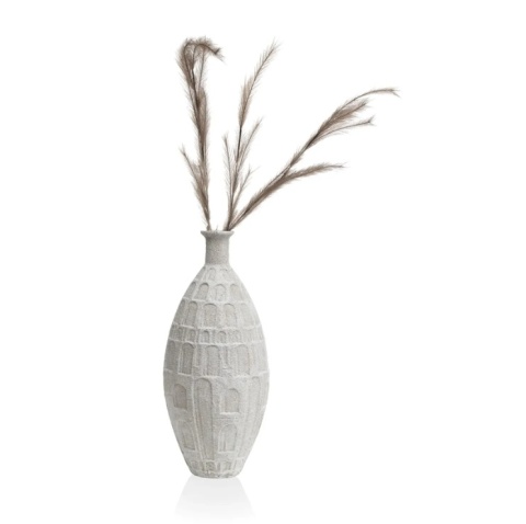 Wazon Podłogowy Dora 63 cm – Biały, Wydłużony | COCOmaison