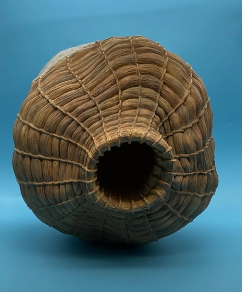 Waza/ wazon Ręcznie Robiona Anderson 23 cm – Styl Vintage / Raisin Wave