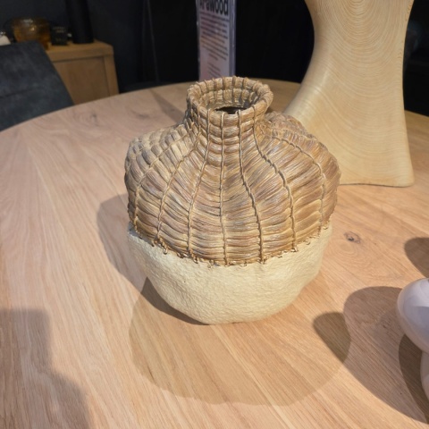 Waza/ wazon Ręcznie Robiona Anderson 23 cm – Styl Vintage / Raisin Wave