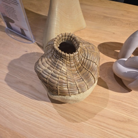 Waza/ wazon Ręcznie Robiona Anderson 23 cm – Styl Vintage / Raisin Wave