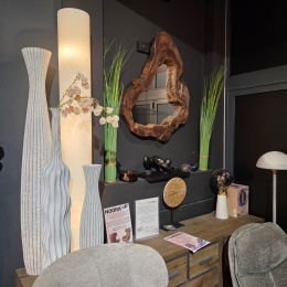 Lustro Unikatowe z Plastra Lipy – 100 x 80 cm | Rękodzieło