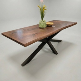 Stół Jadalniany Massivo – Lity Dąb 5 cm (Noga Pająk)