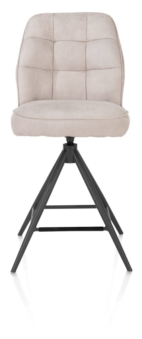 [na zamówienie] Hoker Obrotowy Bell 68 cm – Jasnoszara Mikrofibra Kiezel, Sprężyny Kieszeniowe