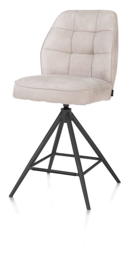 [na zamówienie] Hoker Obrotowy Bell 68 cm – Jasnoszara Mikrofibra Kiezel, Sprężyny Kieszeniowe