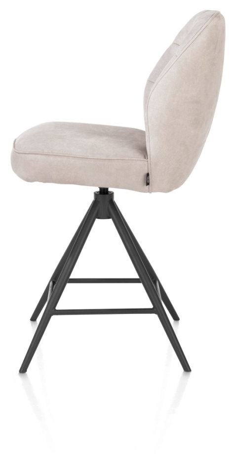 [na zamówienie] Hoker Obrotowy Bell 68 cm – Jasnoszara Mikrofibra Kiezel, Sprężyny Kieszeniowe