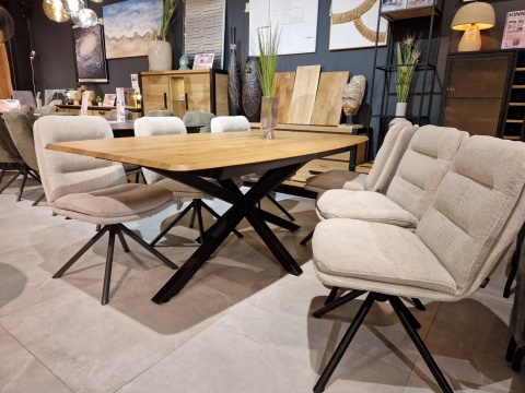 [K, od ręki] Krzesło Mia Henders& Hazel kremowe