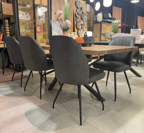 Krzesło jadalniane LEO – wybór tapicerki