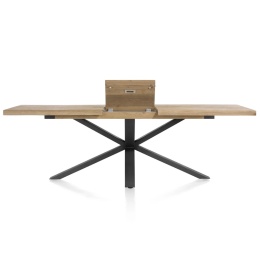 [T, od ręki] Stół Henders& Hazel Metalox centralna noga pająk 160+ 50 x 100 cm