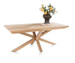 [K, od ręki] Stół rozkładany Nyborg/ Metalox Henders& Hazel 190-240 cm dąb organiczna krawędź