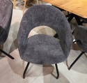 Krzesło Obrotowe Habufa Haamstede – Tkanina Szenilowa Livigno Antracyt