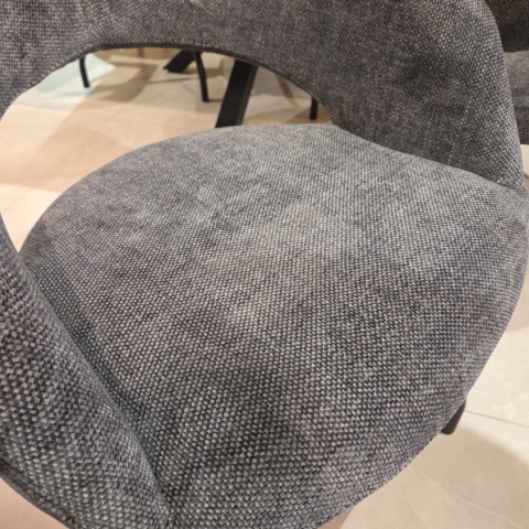 Krzesło Obrotowe Habufa Haamstede – Tkanina Szenilowa Livigno Antracyt