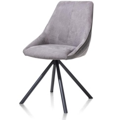 Krzesło do Jadalni Arven Antracyt– Tkanina Savannah/Pala | XOOON