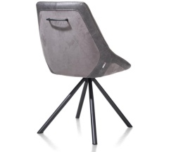 Krzesło do Jadalni Arven Antracyt– Tkanina Savannah/Pala | XOOON