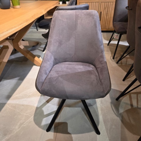 Krzesło do Jadalni Arven Antracyt– Tkanina Savannah/Pala | XOOON