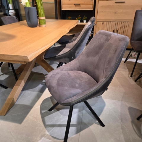 Krzesło do Jadalni Arven Antracyt– Tkanina Savannah/Pala | XOOON