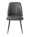 [K] Krzesło jadalniane LEO – Mikrofibra Pala / Antracyt