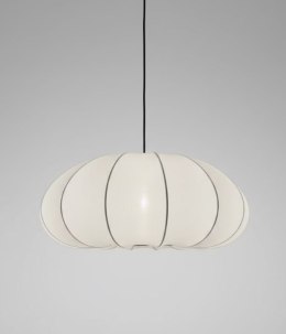 Luksusowa Lampa Wisząca COCO maison Sierra - Biały Abażur Tekstylny, Ø60 cm