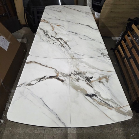 [M, defekt #1] Stół Henders& Hazel Vegas 200+ 80 x 100 cm ceramika na szkle hartowanym