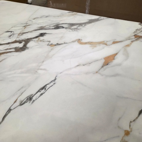 [M, defekt #1] Stół Henders& Hazel Vegas 200+ 80 x 100 cm ceramika na szkle hartowanym