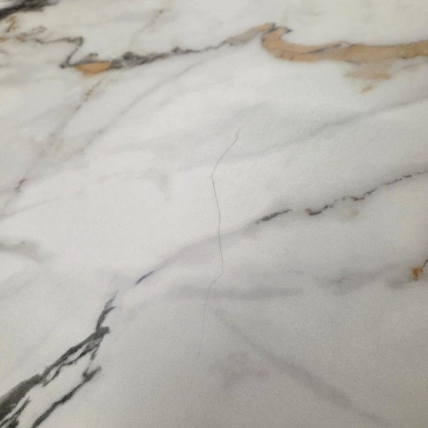 [M, defekt #1] Stół Henders& Hazel Vegas 200+ 80 x 100 cm ceramika na szkle hartowanym