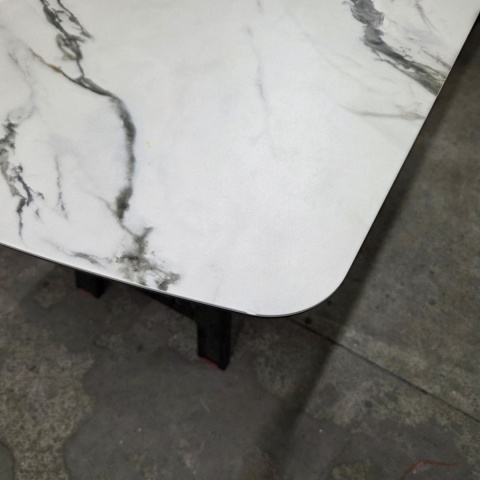 [M, Defekt #1] Stół Henders& Hazel Vegas 170+ 60 x 100 cm ceramika na szkle hartowanym