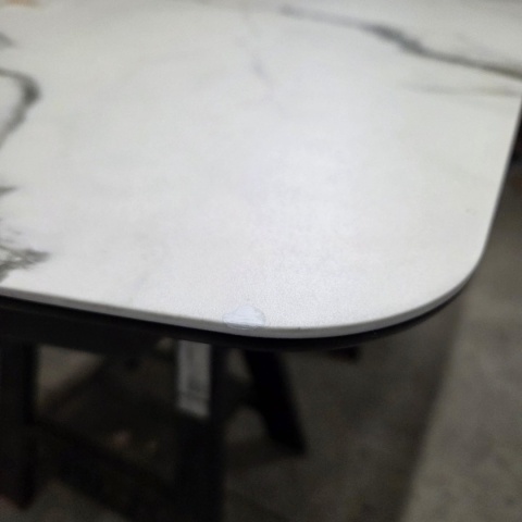 [M, Defekt #1] Stół Henders& Hazel Vegas 170+ 60 x 100 cm ceramika na szkle hartowanym