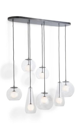 Nowoczesna Lampa Wisząca COCO maison Boris - 7 Punktów Świetlnych, Szara