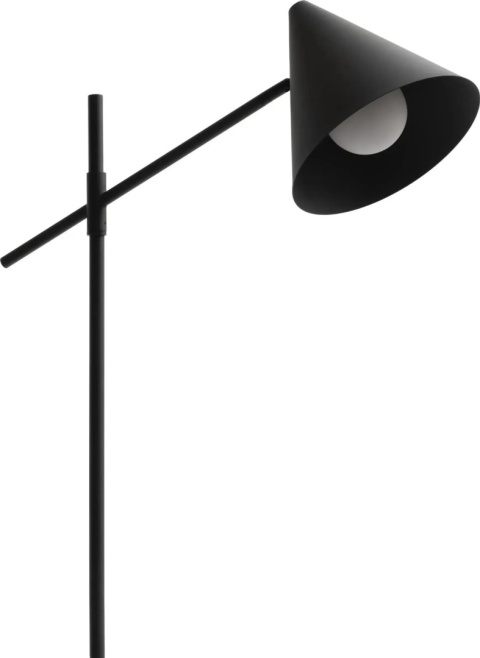 Lampa Podłogowa Daan 176 cm – Czarny Mat, Marmurowa Podstawa, Stolik | COCO maison