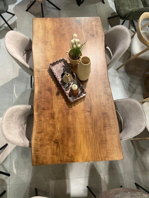 Krzesło do Jadalni XOOON Vays – Tkanina Toba i Mikrofibra Calabria, Kolor Pebble