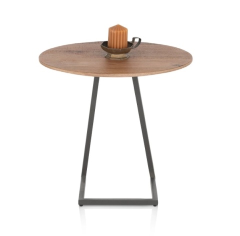 Stolik pod Laptopa Trapani Henders & Hazel – Smoked Mango, Styl Industrialny