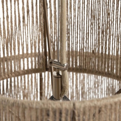 Lampa Wisząca COCO maison Tali Naturel/Groen – Juta, Ø60 cm