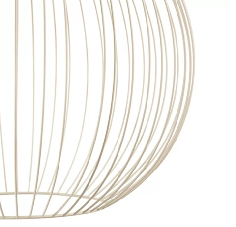Lampa Wisząca COCO maison Jax – Taupe/Beige, Druciana Konstrukcja (200 cm)