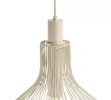 Lampa Wisząca COCO maison Jax – Taupe/Beige, Druciana Konstrukcja (200 cm)
