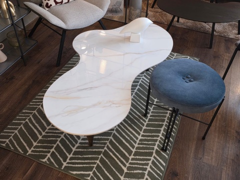 Designerski Stolik Kawowy COCO maison Montana – Blat ze Spieku Palisandro, 139 cm