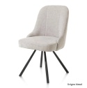 Obrotowy Fotel Jadalniany Habufa Eva – Tkanina Livigno Cream