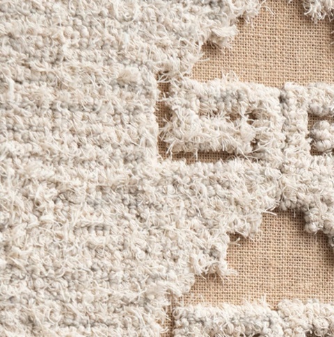 Tekstylny Obraz COCO maison Kaya – Wełna, Juta i Bawełna, 40x60 cm