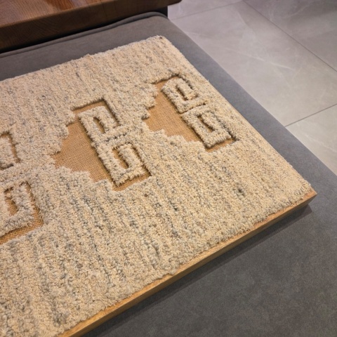 Tekstylny Obraz COCO maison Kaya – Wełna, Juta i Bawełna, 40x60 cm