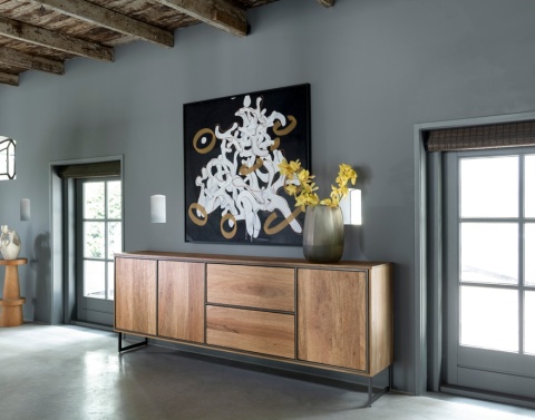 Wielkoformatowy Obraz na Welurze COCO maison Dancing Notes – 120x120 cm