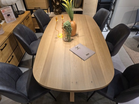 [K] Krzesło jadalniane LEO – Mikrofibra Pala / Antracyt